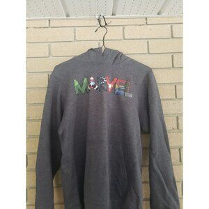 Grey Marvel Hoodie Sweatshirt - Size: Small